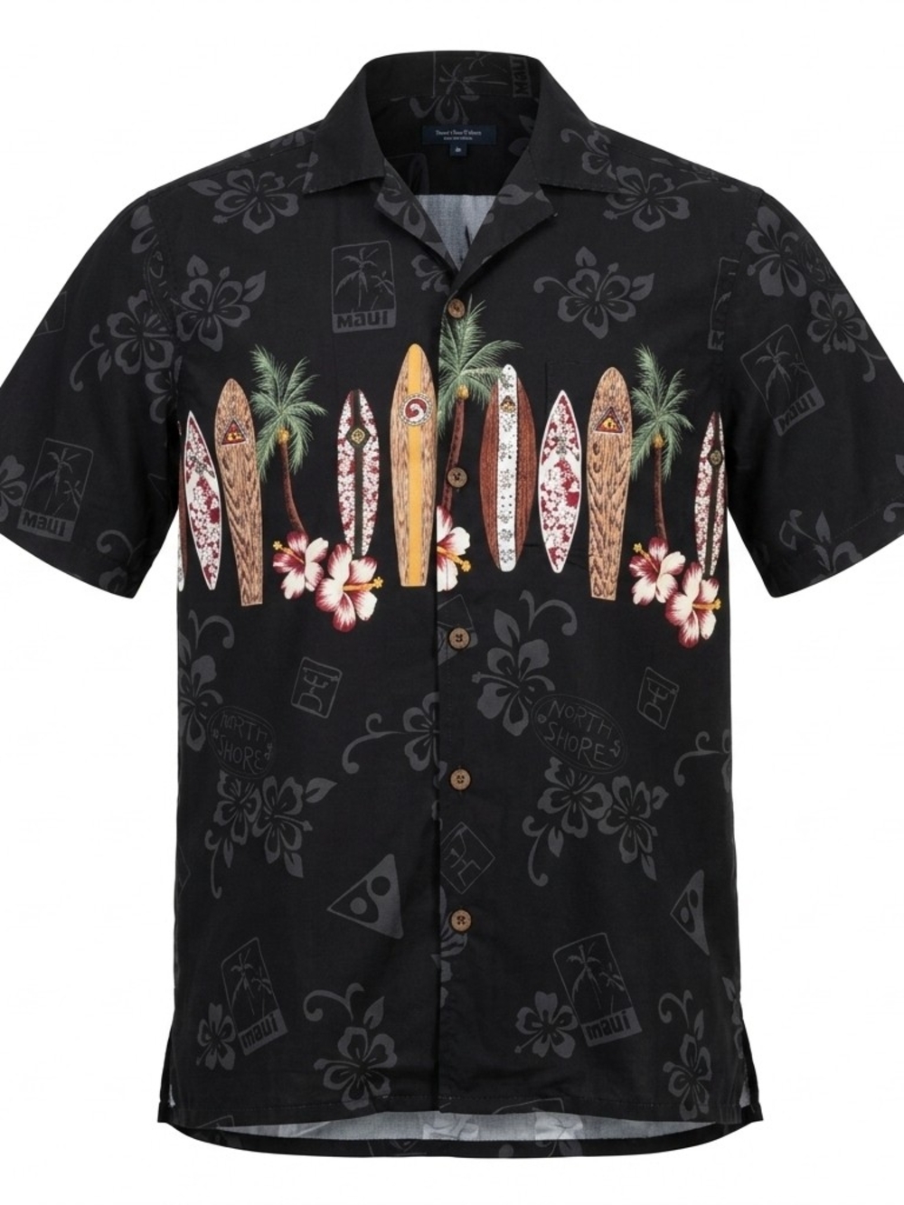 Year In Year Out Maui North Shore Surfboard‎ Hawaiian Shirt - Medium
